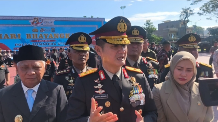 Polda Sumut Raih Nugraha Sakanti di Hari Bhayangkara ke-80